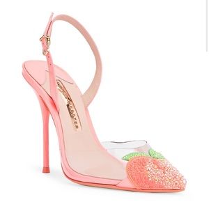 COPY - Sophia Webster Peachy Crystal-Embellished Pumps
